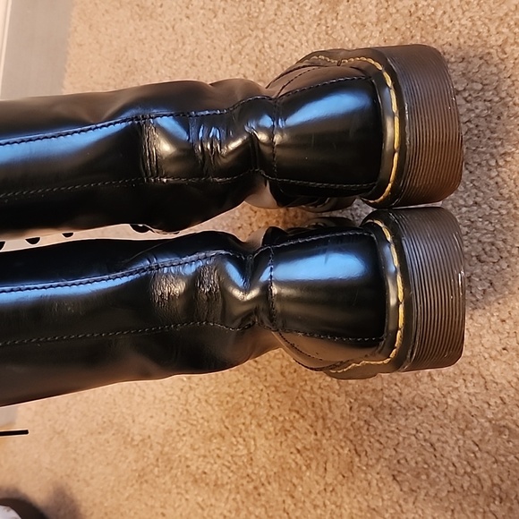 Dr. Martens 20 eyes 9663 Moto Lace-up Boots - Picture 8 of 16